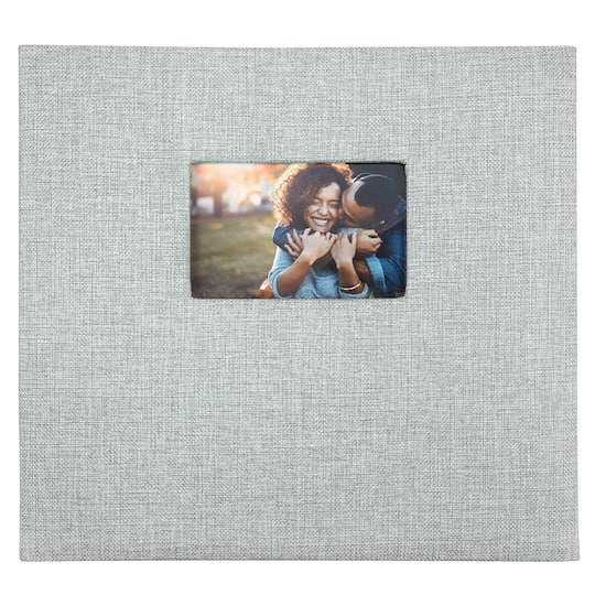 6 Pack: Gray Burlap Scrapbook Album by Recollections™